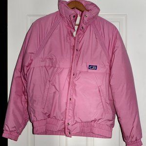 Vintage 1985 CB Sports Women’s Size L PINK Ski Jacket Waist Length GORE-TEX Coat